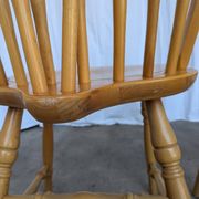 Chaise de salle à manger de style Windsor vintage : cuisine de ferme rustique