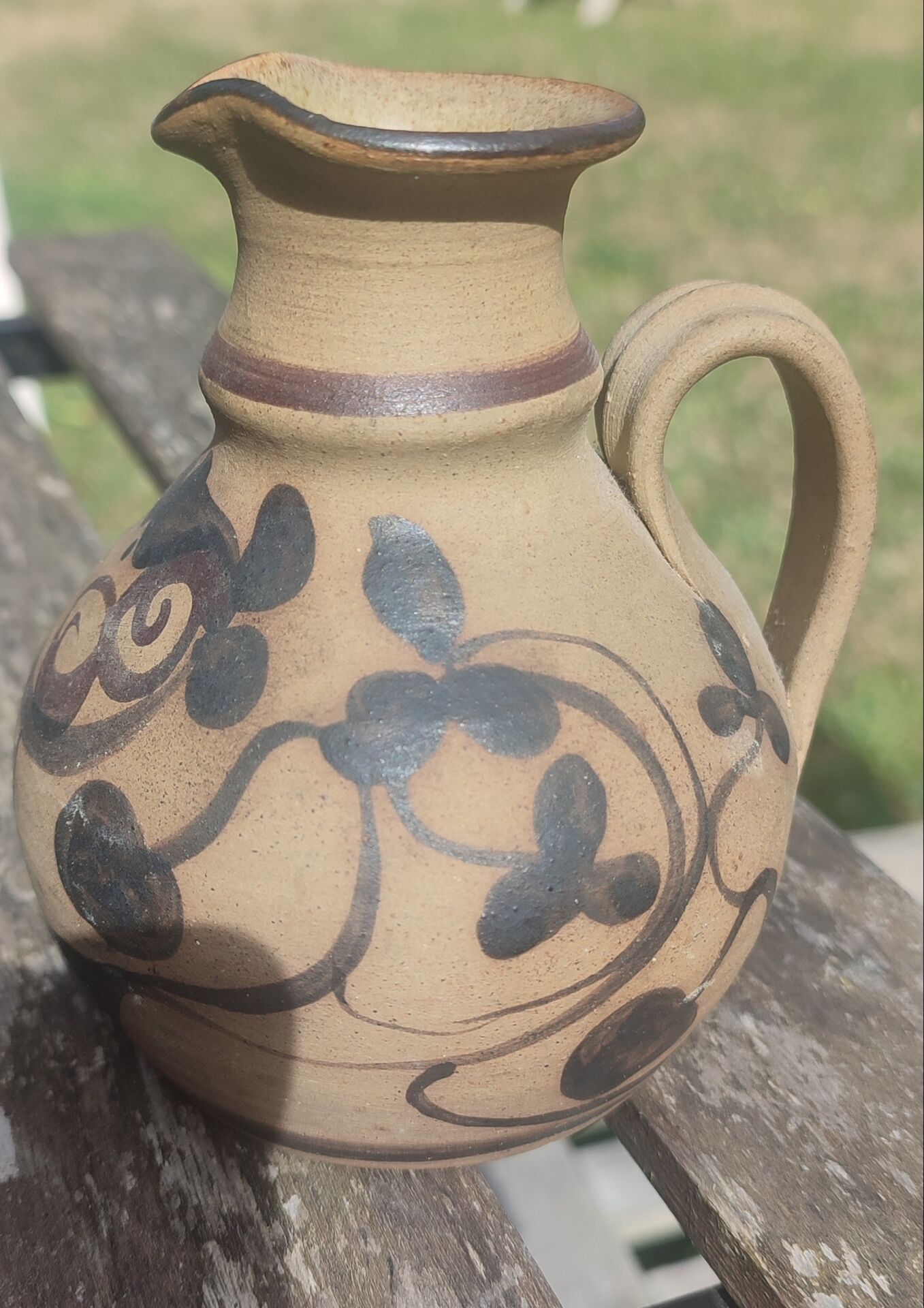 Ceramic Pitcher YAEL Old Jaffa (Israel) Folk Art