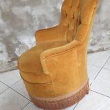 Golden toad chair