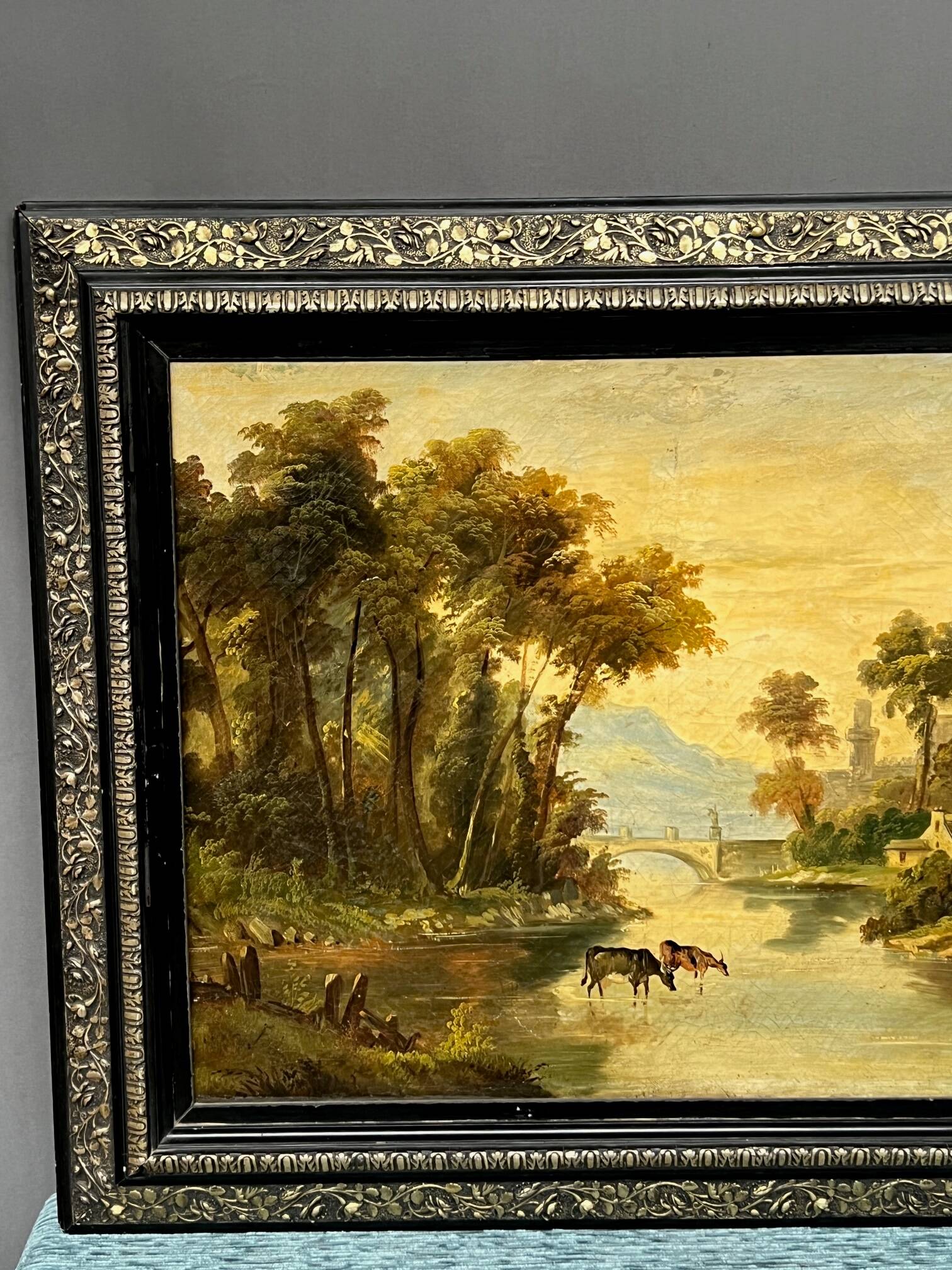 Ancient Italian landscape.