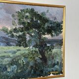 Swedish Oil on Canvas – “Tree” By  LARS BJÖNNI ANDERSSON