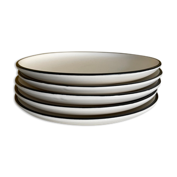 Stoneware dessert plates