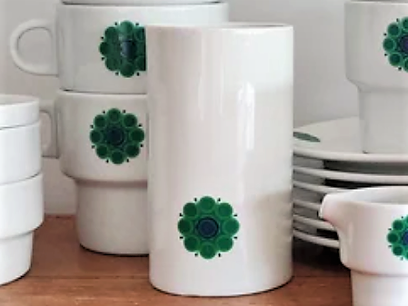 Rosenthal vase by hans roericht, germany bauhaus