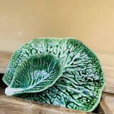 Secla Portugal cabbage barbotine dish