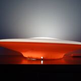 ARTEMIDE 1980 oval design wall light by Patrick Jouin orange/white 1