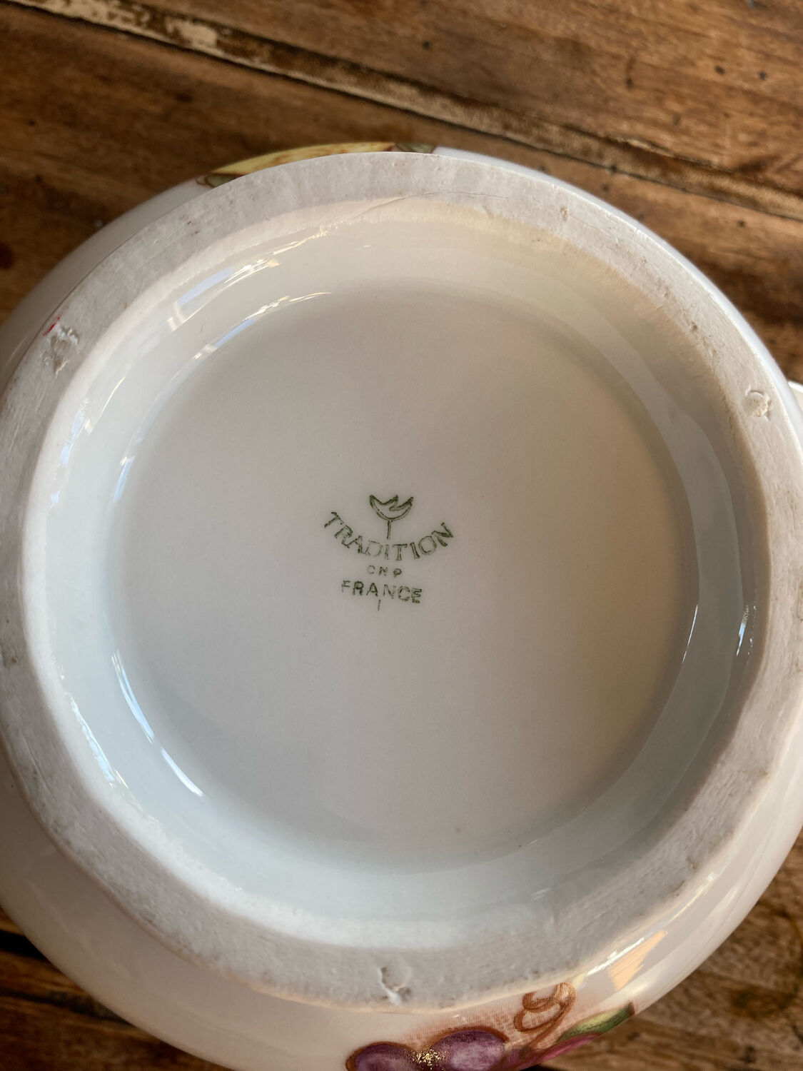 CNP France porcelain bowl