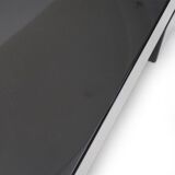 Black lacquered square table, 1970s