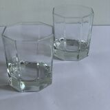 4 vintage octime glasses