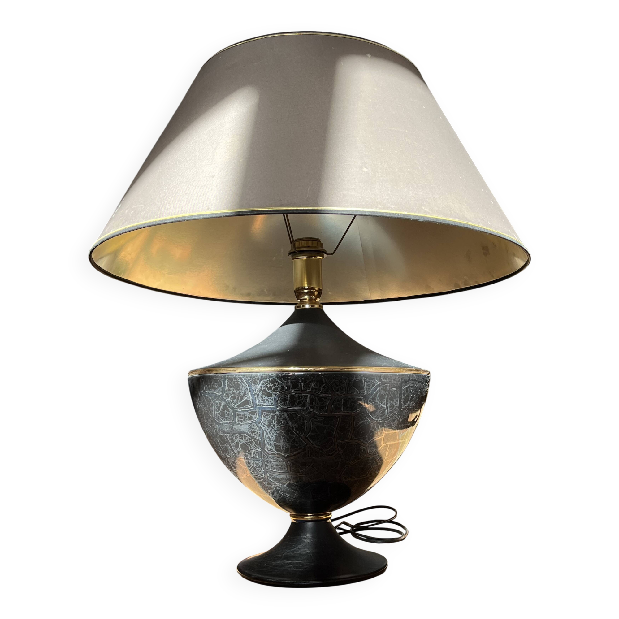 Large Bosa ceramic lamp, Italy, 1980s