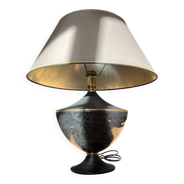 Large ceramic lamp Bosa, Italy, 1980s