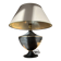 Large ceramic lamp Bosa, Italy, 1980s