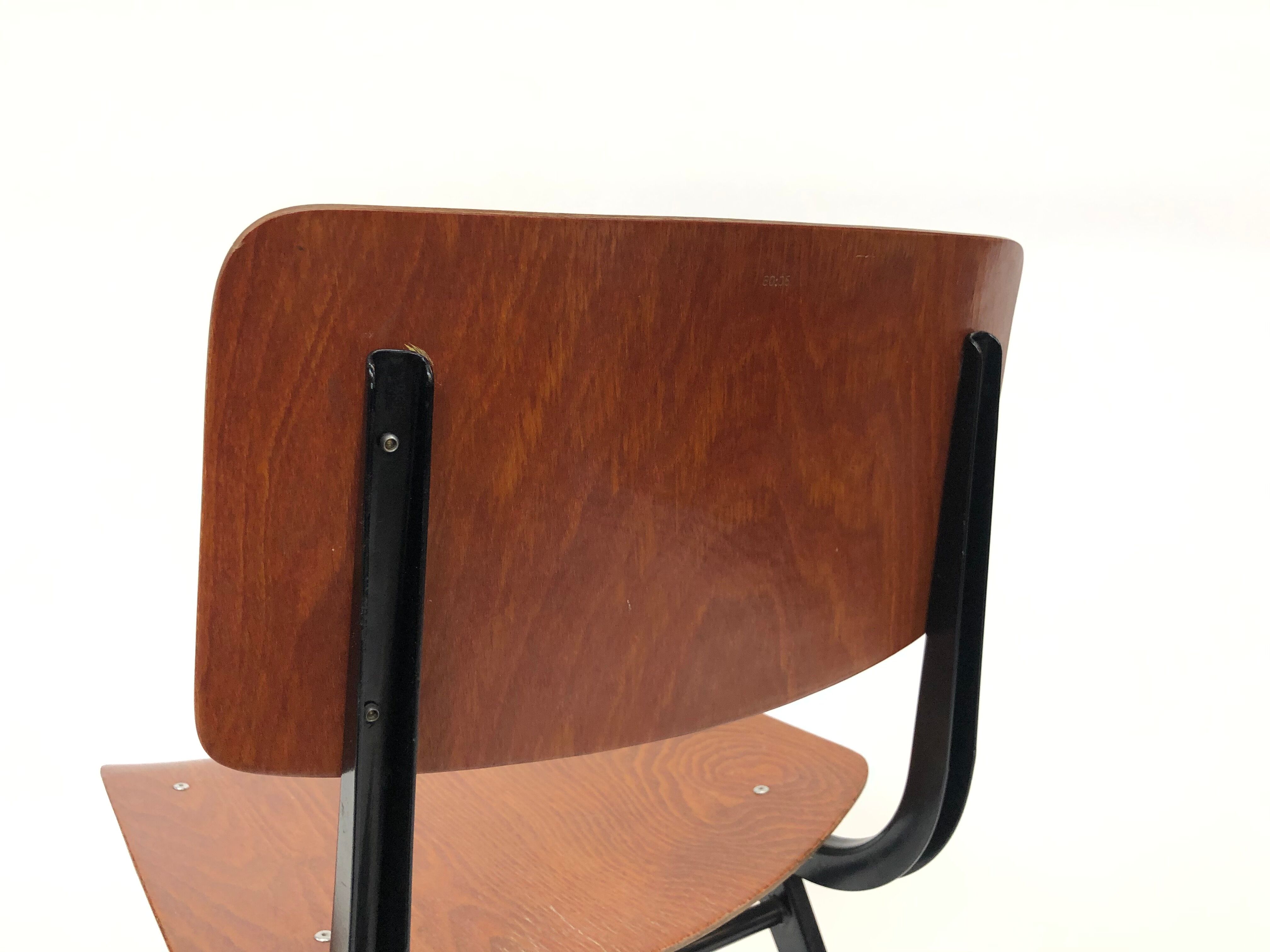 Eromes Marko vintage compass school chair