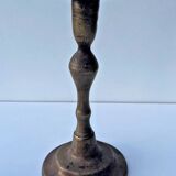 Bougeoir ancien en laiton – Élégant, authentique, décoration vintage