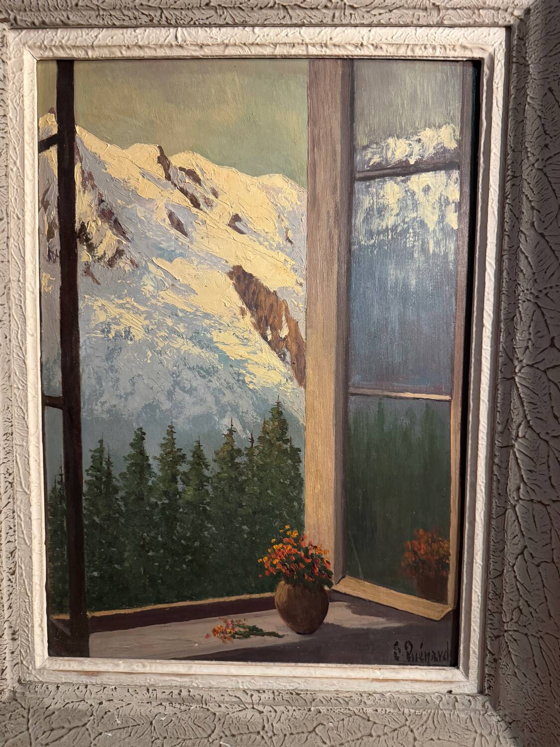 Mountain painting by Lucien Quenard