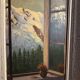 Mountain painting by Lucien Quenard