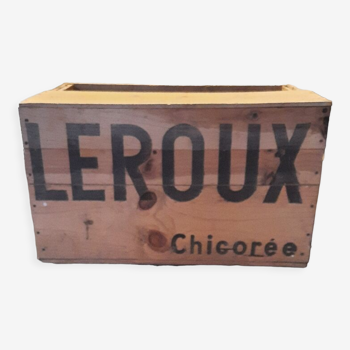 Chicory wooden box Leroux