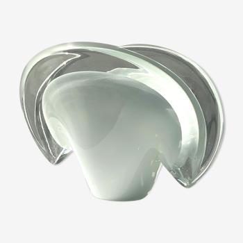 Vetri shell pocket in Murano glass (Sommerso technique)