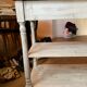 Console in lacquered wood