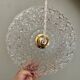 Vintage glass pendant light - tableware collection -