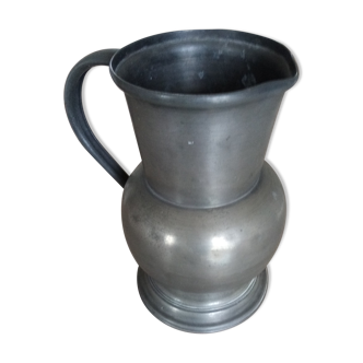 Old tin pitcher