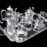 Orfevre Gallia - ensemble de 7pc., Art Nouveau