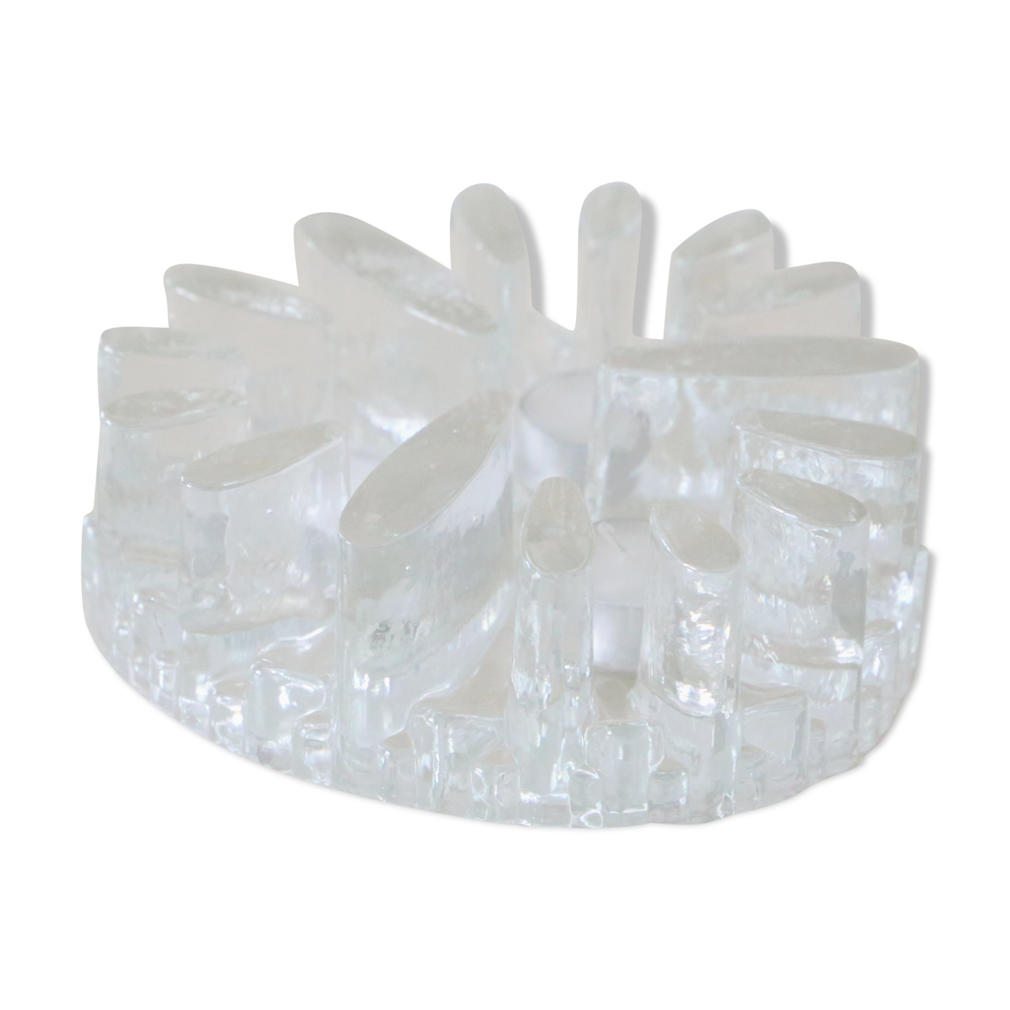 Underside, German crystal, 1970,, vintage