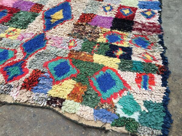 Tapis boucherouite - 250 x 135 cm