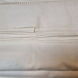 Ancien drap blanc en métis