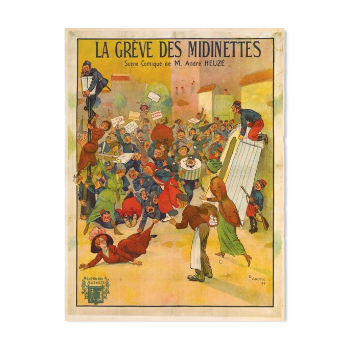 Cinema - "The strike of the jaywalkers" poster