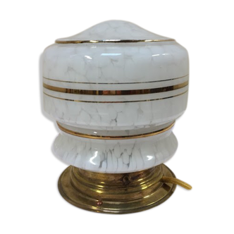 Lampe opaline à poser