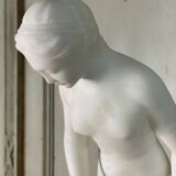 The bather, alabaster sculpture after Falconet.