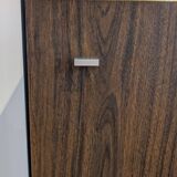 Modular rosewood bookcase by Pierre Guariche for Meurop