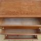 Antique commode post Art Deco from around 1940 in solid pine with its patina.