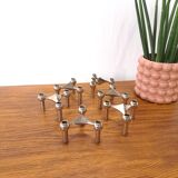 Design Nagel Stoff set kandelaren vintage