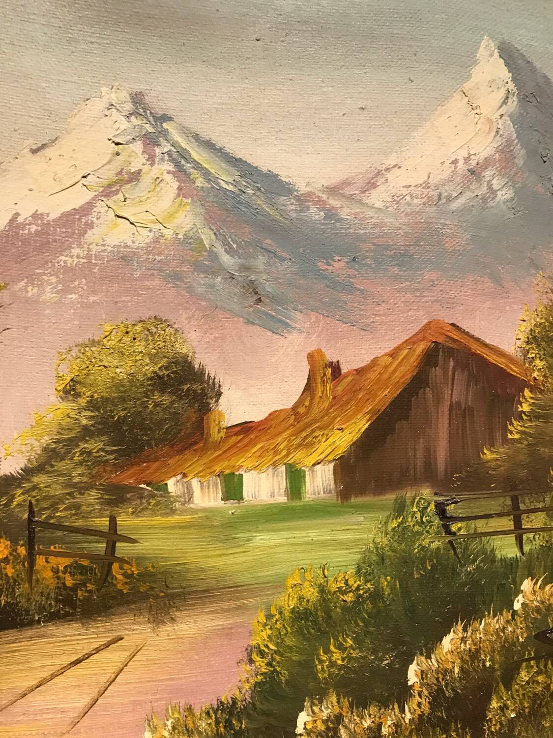 Expressionist oil on canvas, 20th century