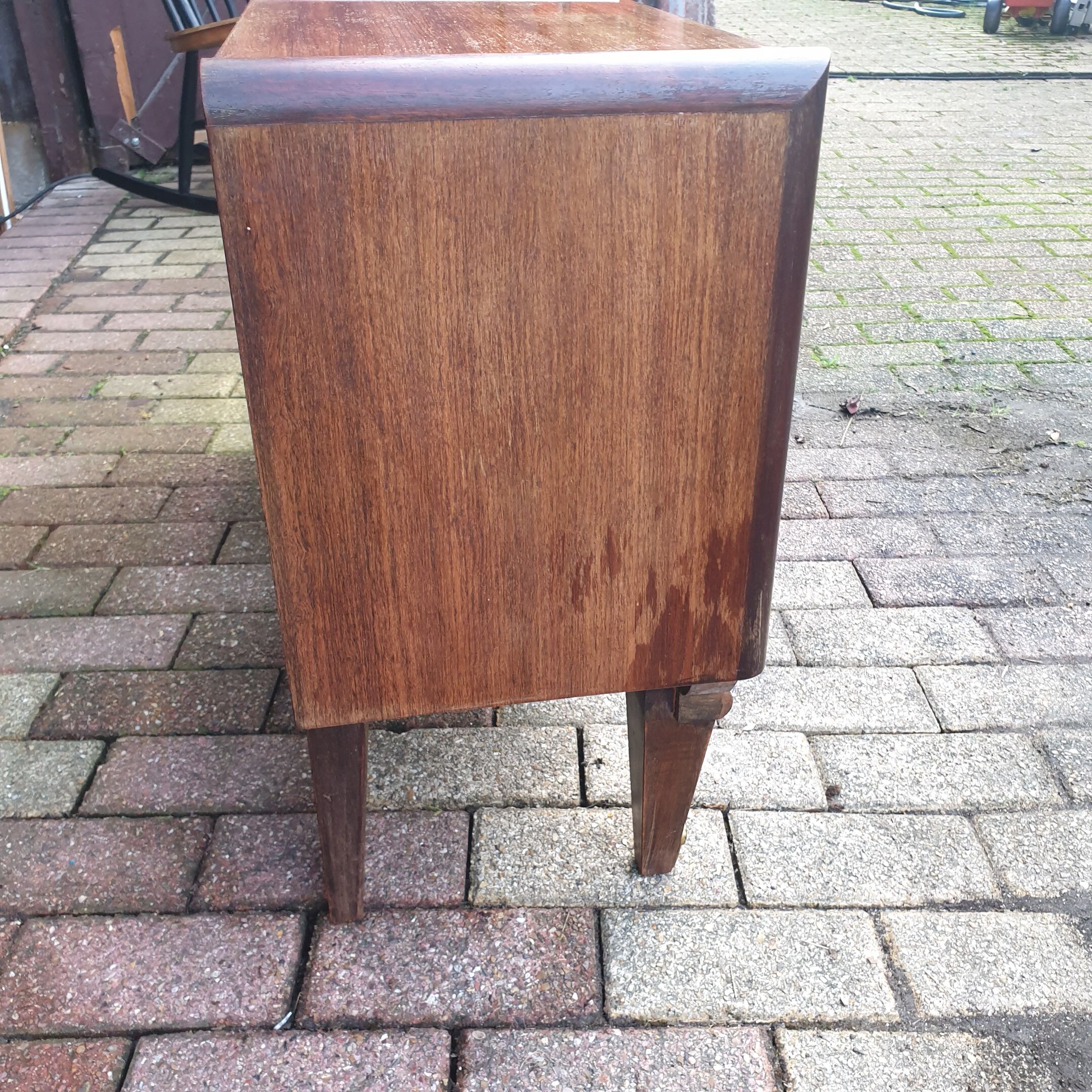 Pair of vintage bedsides