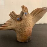 Ceramic owl atelier Palègre, France, 1970