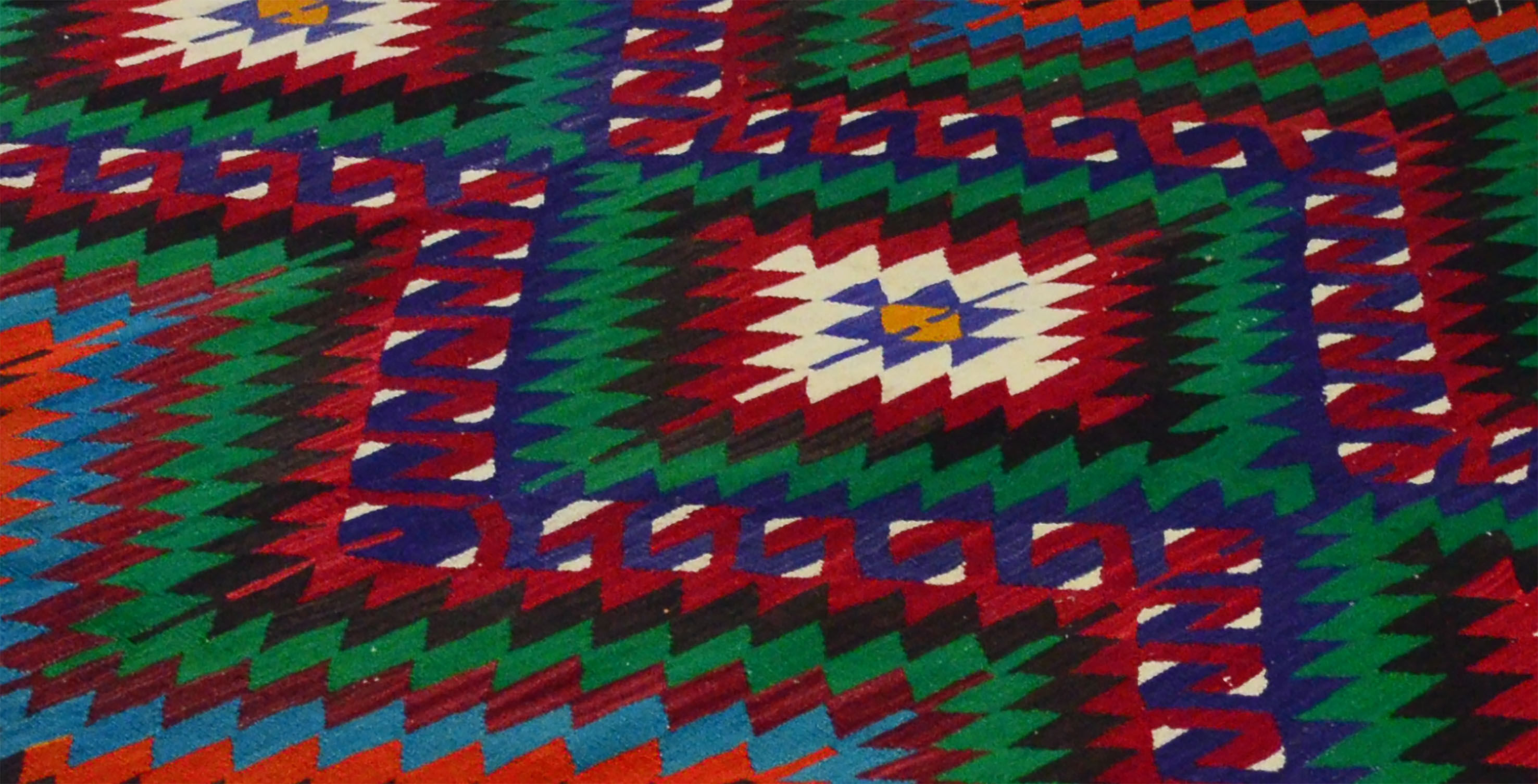 Anatolian handmade kilim rug 310 cm x 174 cm