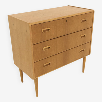 Scandinavian oak chest of drawers, Sweden, 1960