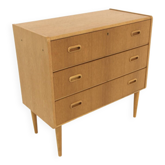 Scandinavian oak chest of drawers, Sweden, 1960