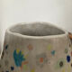 Vase boule vintage en céramique émaillé décor Millefiori
