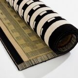 Marcello Morandini carpet kinetic art tufted wool 1989