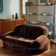 Vintage Italian sofa design "Okay" – Adriano Piazzesi – 2-seater velvet