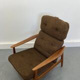 FD-164 Army Chair with Footstool by Arne Vodder for Cado, Set of 2