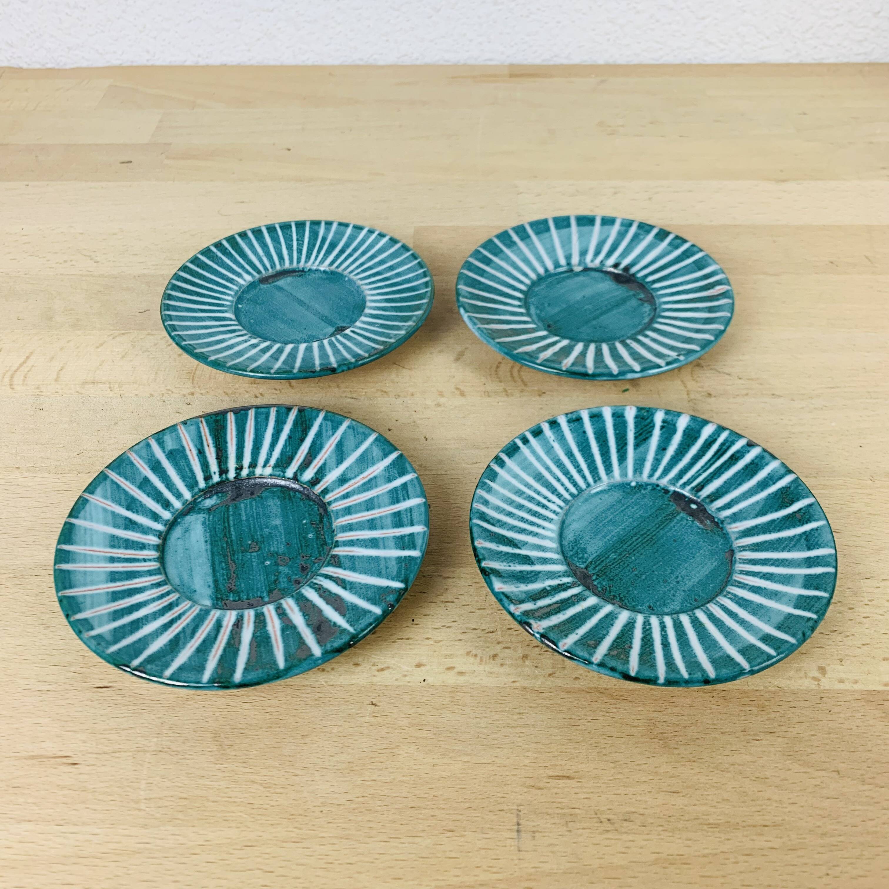 4 Robert Picault saucer plates