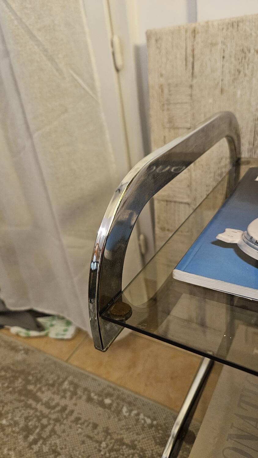 Chrome end table