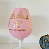 Large Italian opaline cup with small relief cameos.