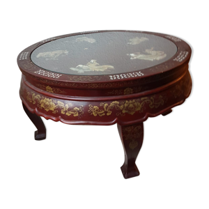 Table basse chinoise - ronde