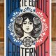 Shepard fairey (obey) - “liberty equality fraternity” screen print 91x61cm