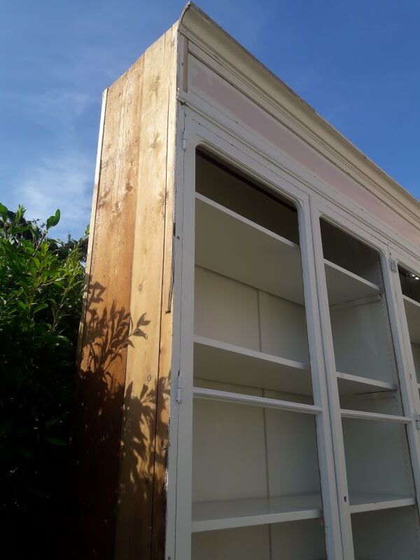 Dressing buffet boiserie vitrine bibliothèque XIX°